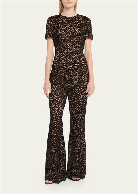 michael kors lace jumpsuit free shipping|Michael Kors denim jumpsuit.